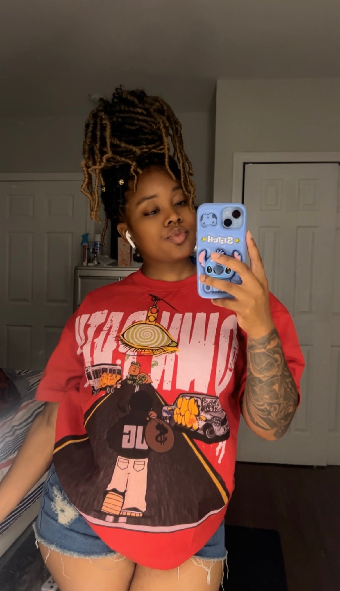 FiRE RED "OWN PATH" TEE ❤️🔥