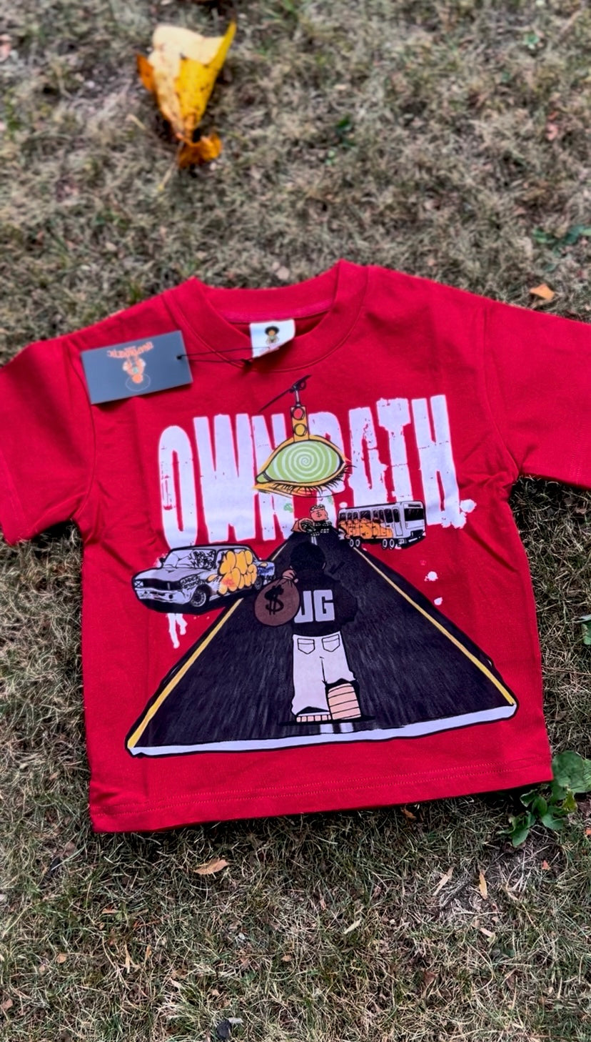 FiRE RED "OWN PATH" TEE ❤️🔥