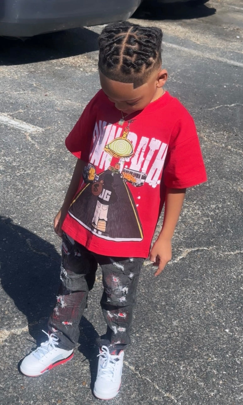 FiRE RED "OWN PATH" TEE ❤️🔥