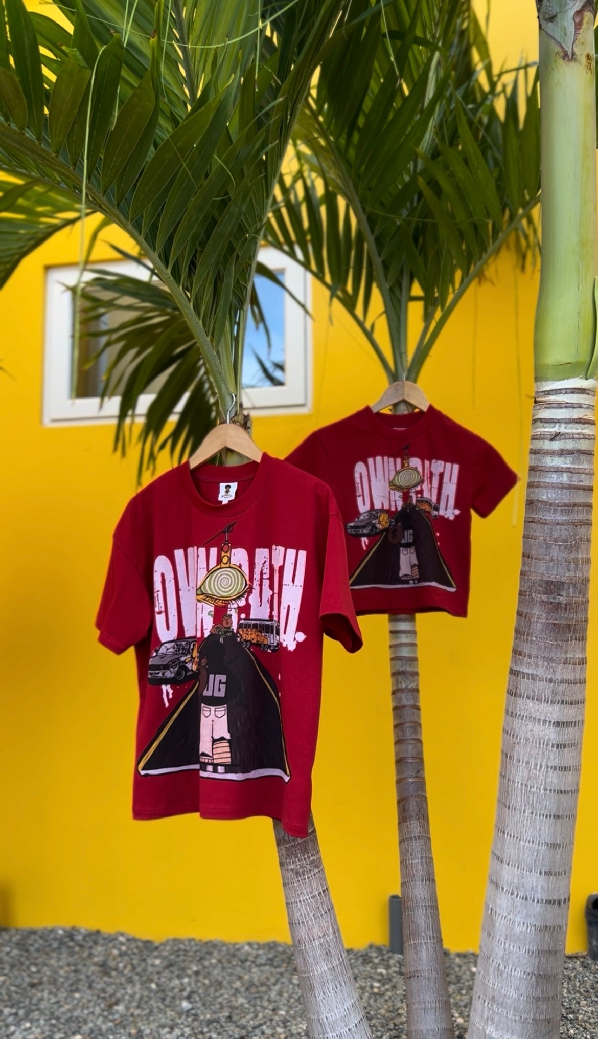 FiRE RED "OWN PATH" TEE ❤️🔥
