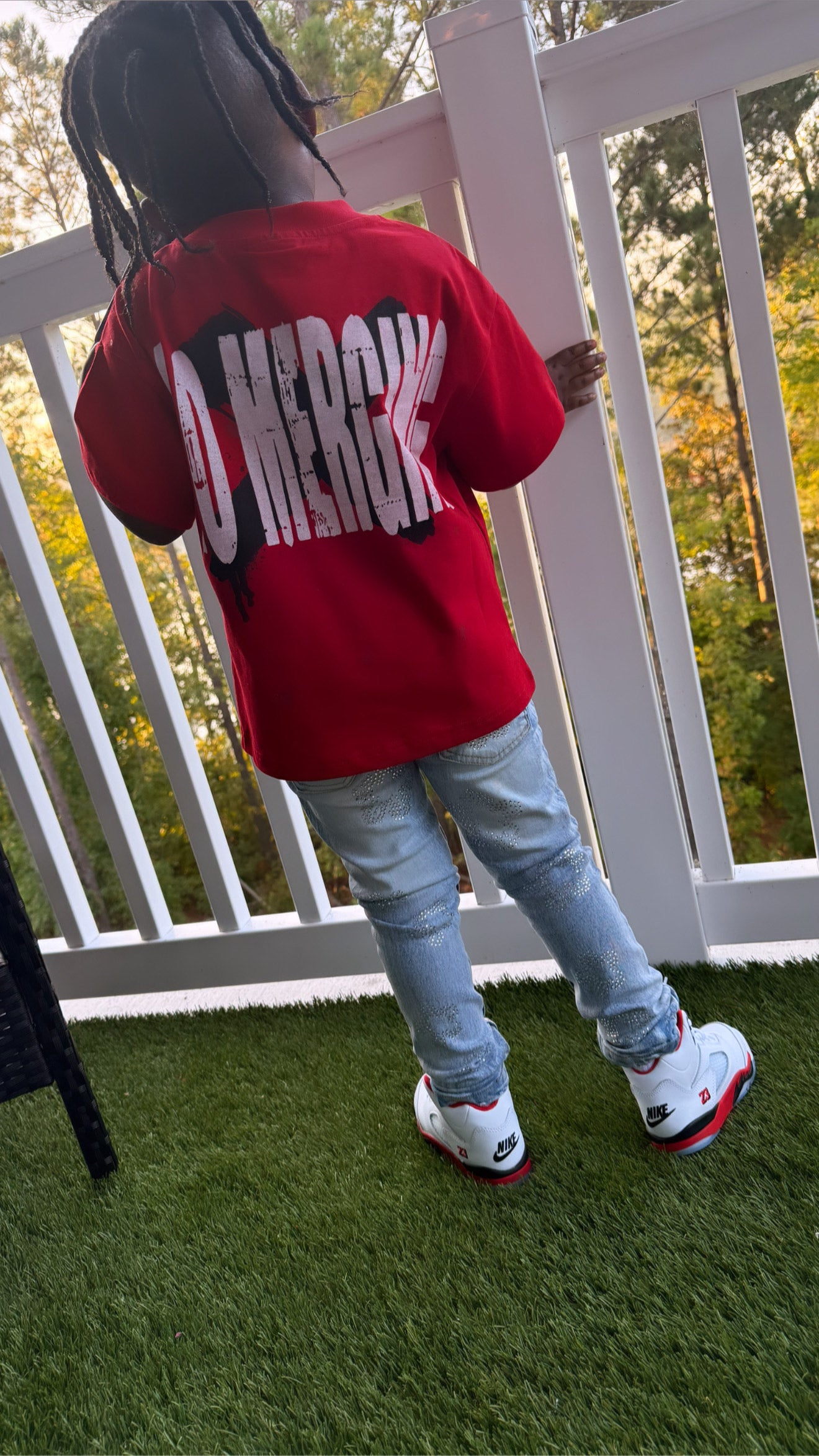 FiRE RED "OWN PATH" TEE ❤️🔥