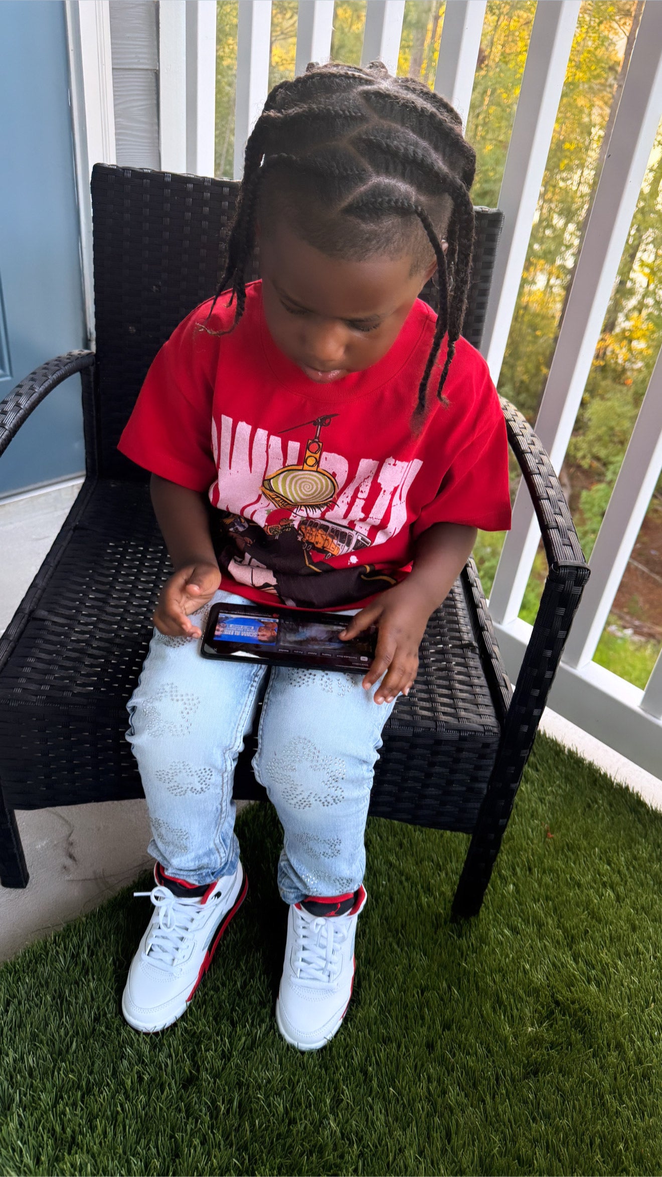 FiRE RED "OWN PATH" TEE ❤️🔥