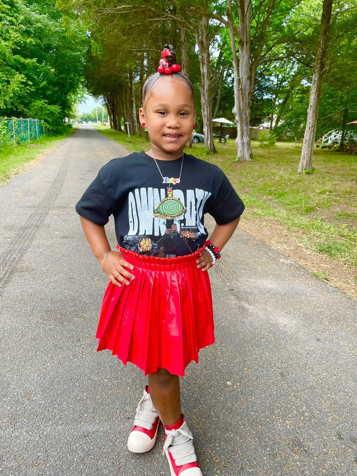 Black Cherry "Own Path" Tee 🍒
