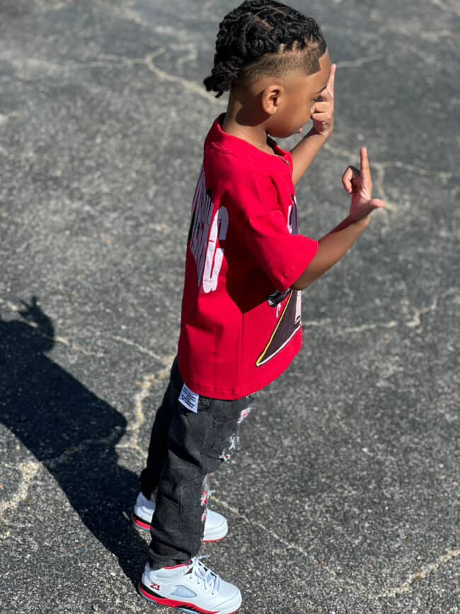 FiRE RED "OWN PATH" TEE ❤️🔥