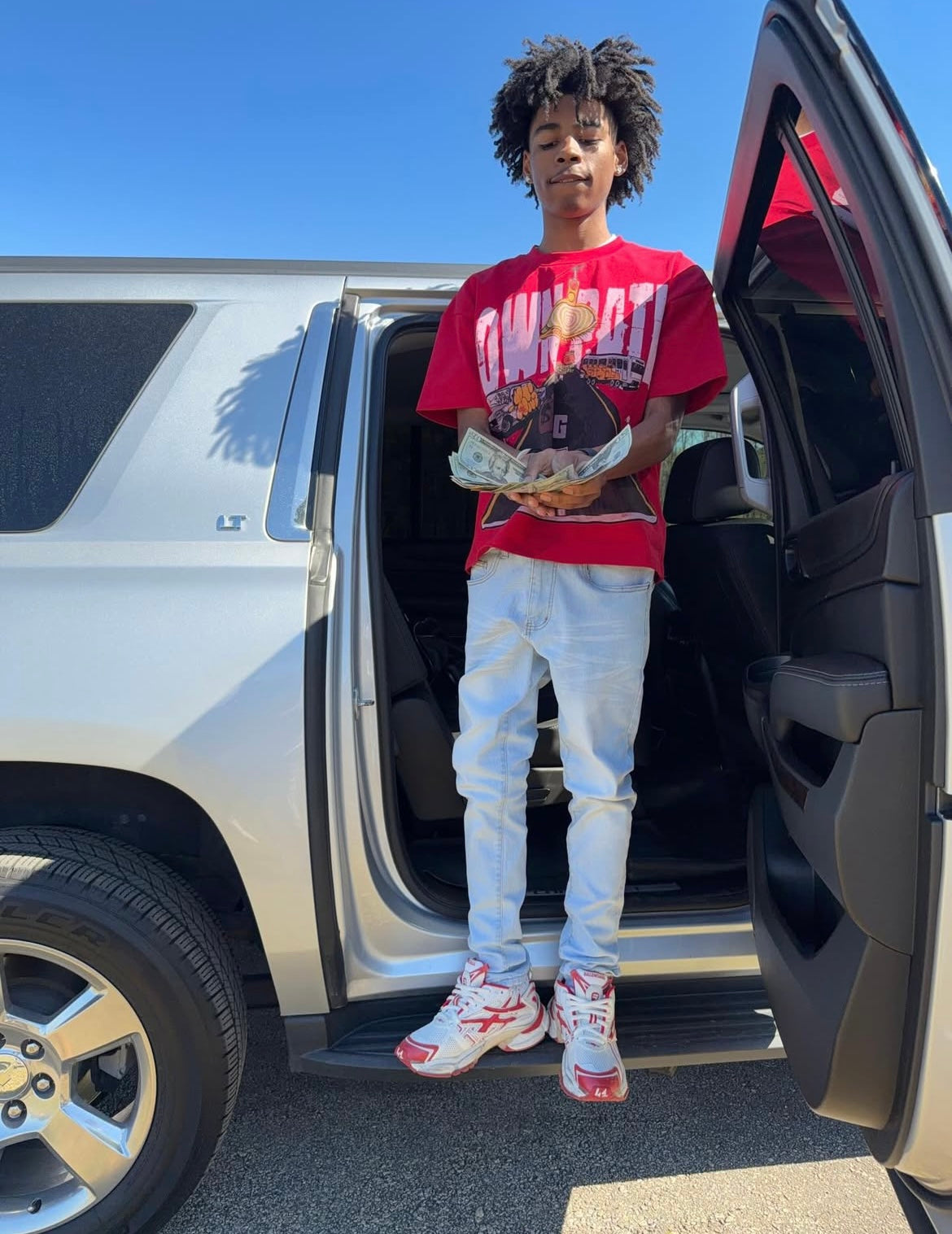 FiRE RED "OWN PATH" TEE ❤️‍🔥