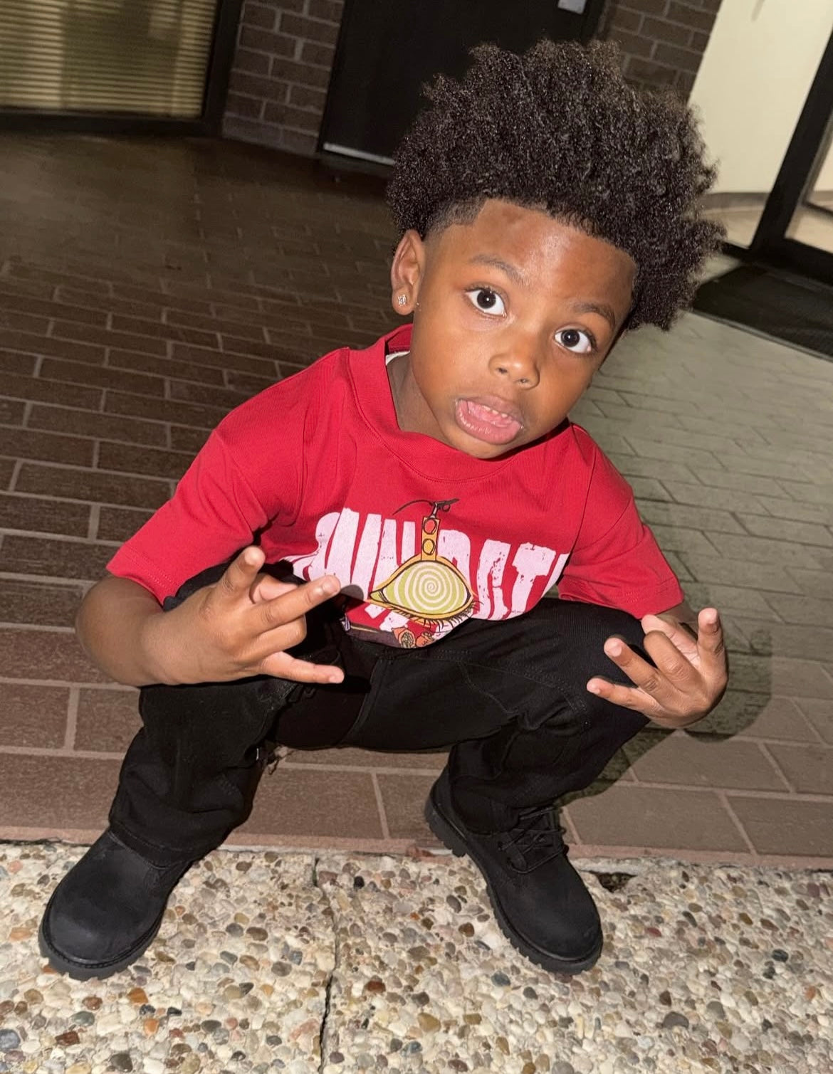 FiRE RED "OWN PATH" TEE ❤️‍🔥