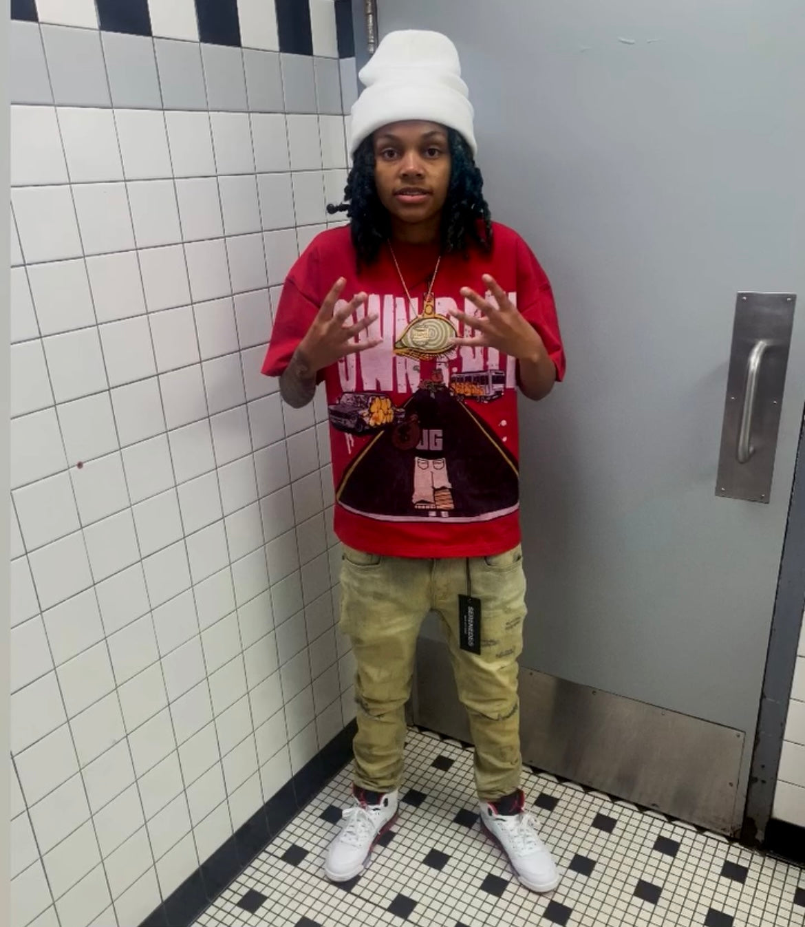 FiRE RED "OWN PATH" TEE ❤️‍🔥