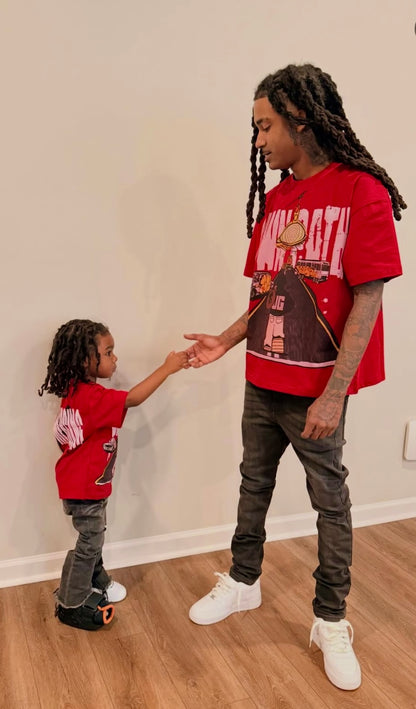 FiRE RED "OWN PATH" TEE ❤️‍🔥