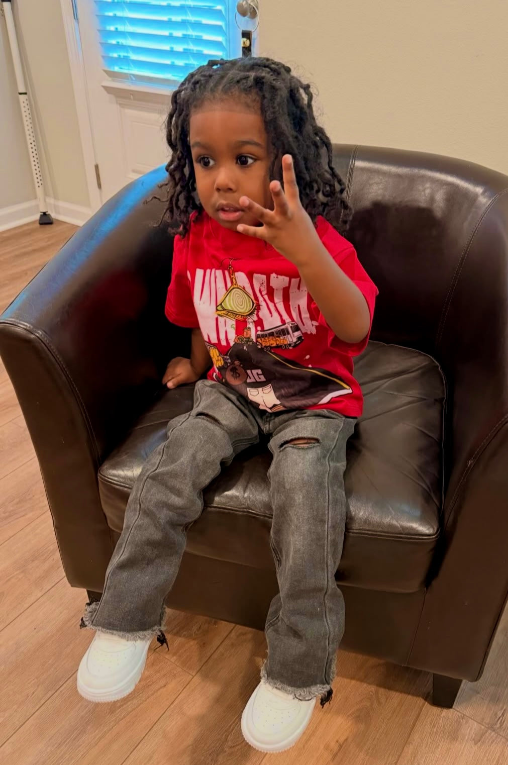 FiRE RED "OWN PATH" TEE ❤️‍🔥