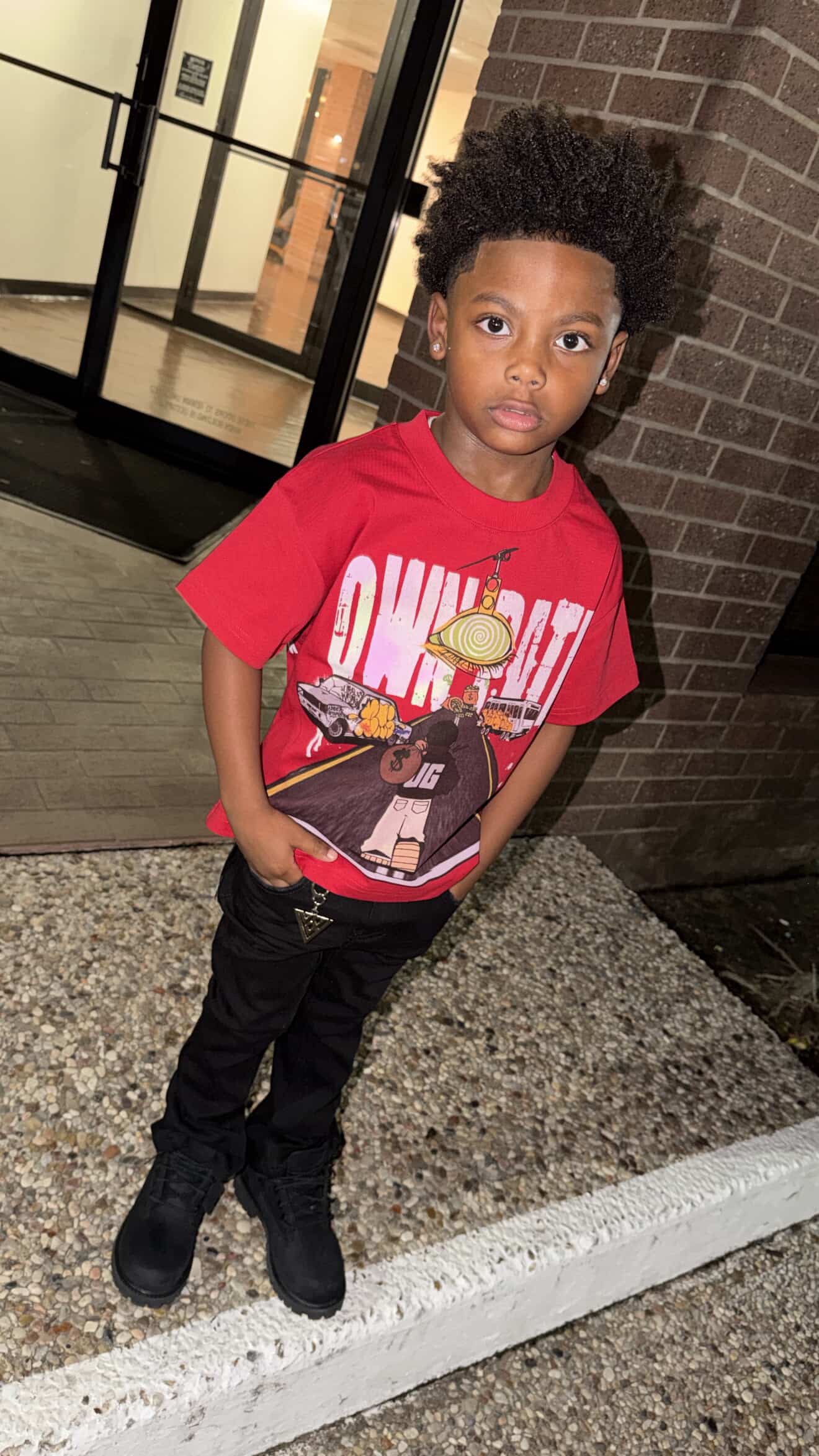 FiRE RED "OWN PATH" TEE ❤️‍🔥